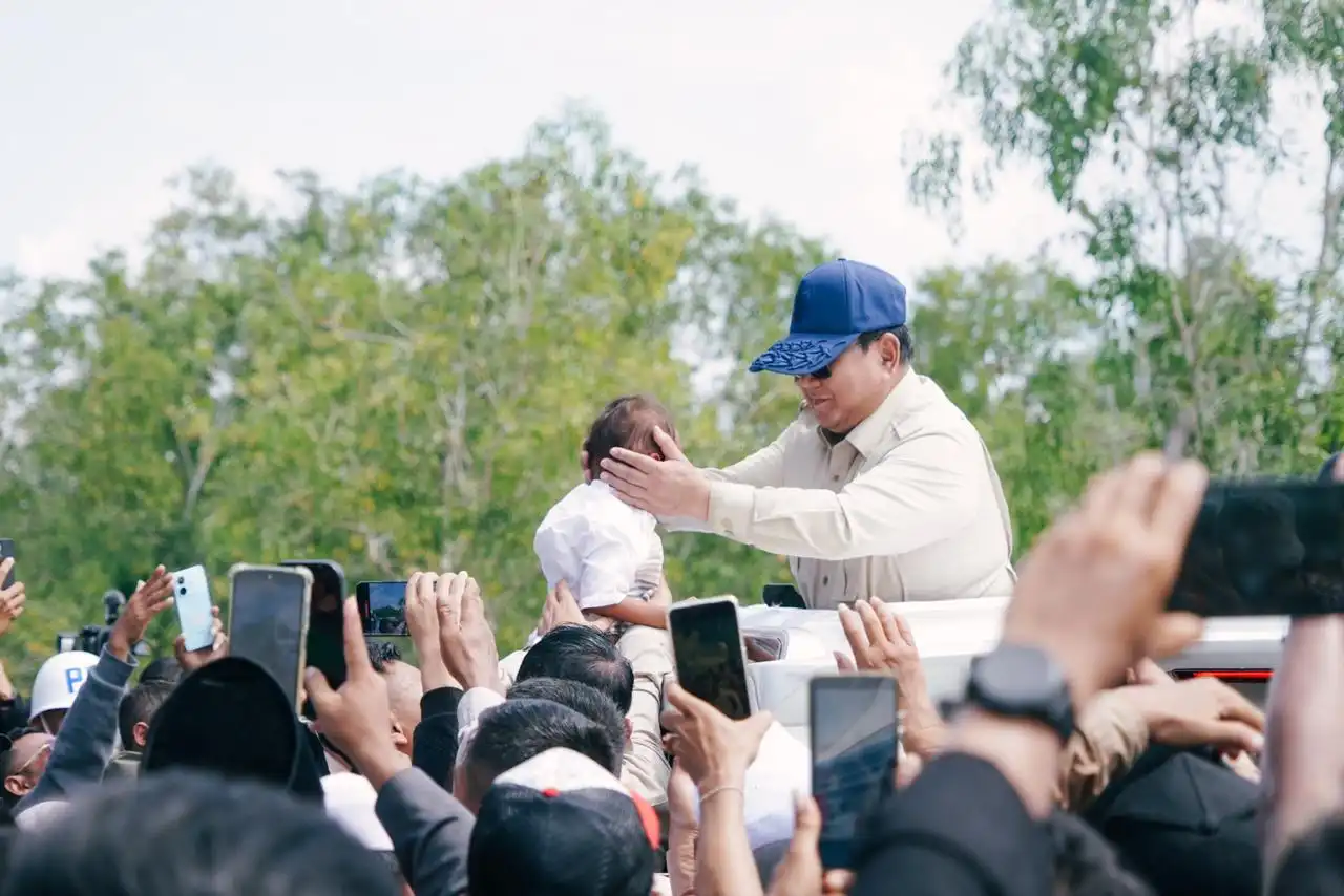 Kunjungi Sampang, Prabowo Presiden Disambut Hangat Warga Madura