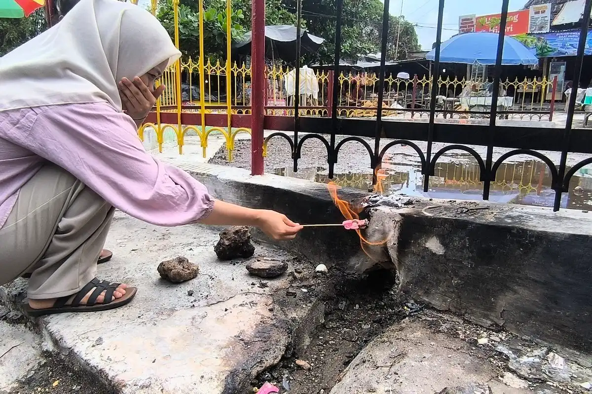 Wisata Api Tak Kunjung Padam di Pamekasan Sepi Pengunjung