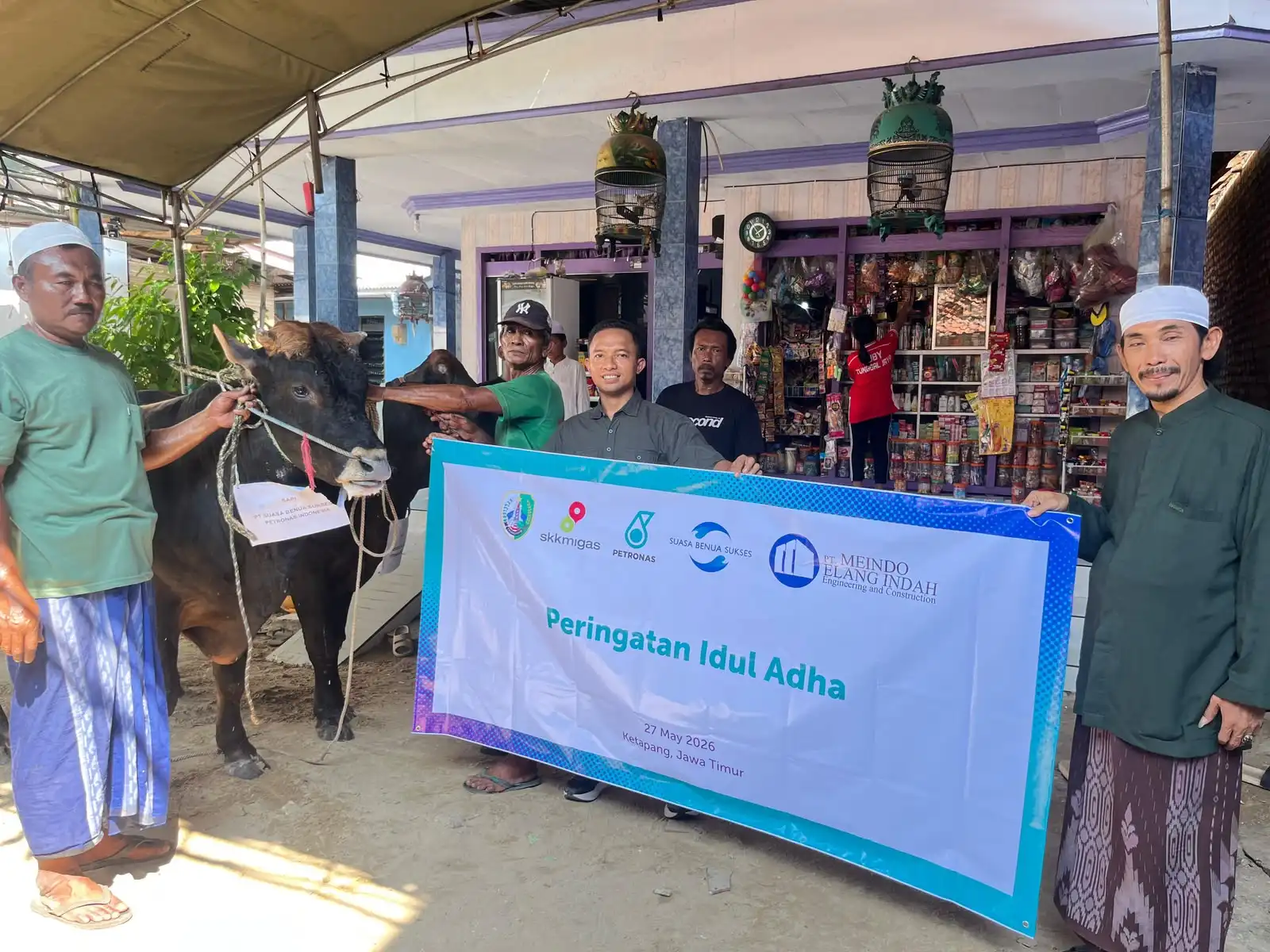 Wujud Komitmen Sosial, PETRONAS Indonesia Salurkan Hewan Kurban ke Wilayah Operasi