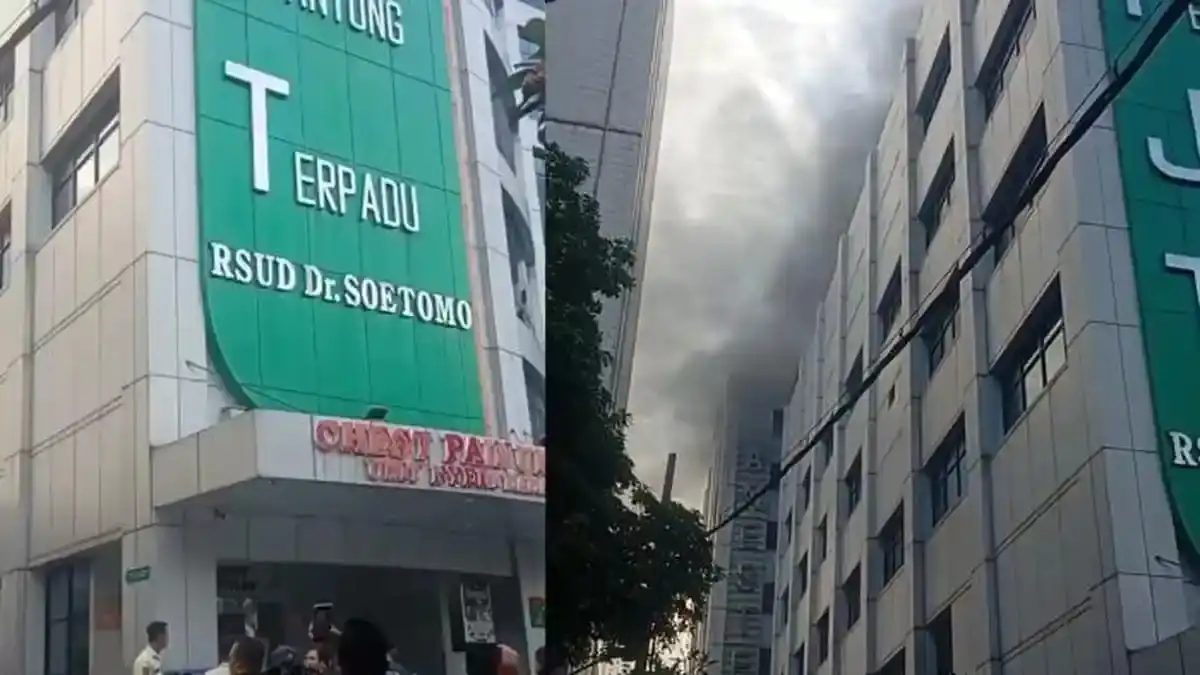 Kebakaran RSUD Dr Soetomo Surabaya, 1 Pasien Dilaporkan Meninggal