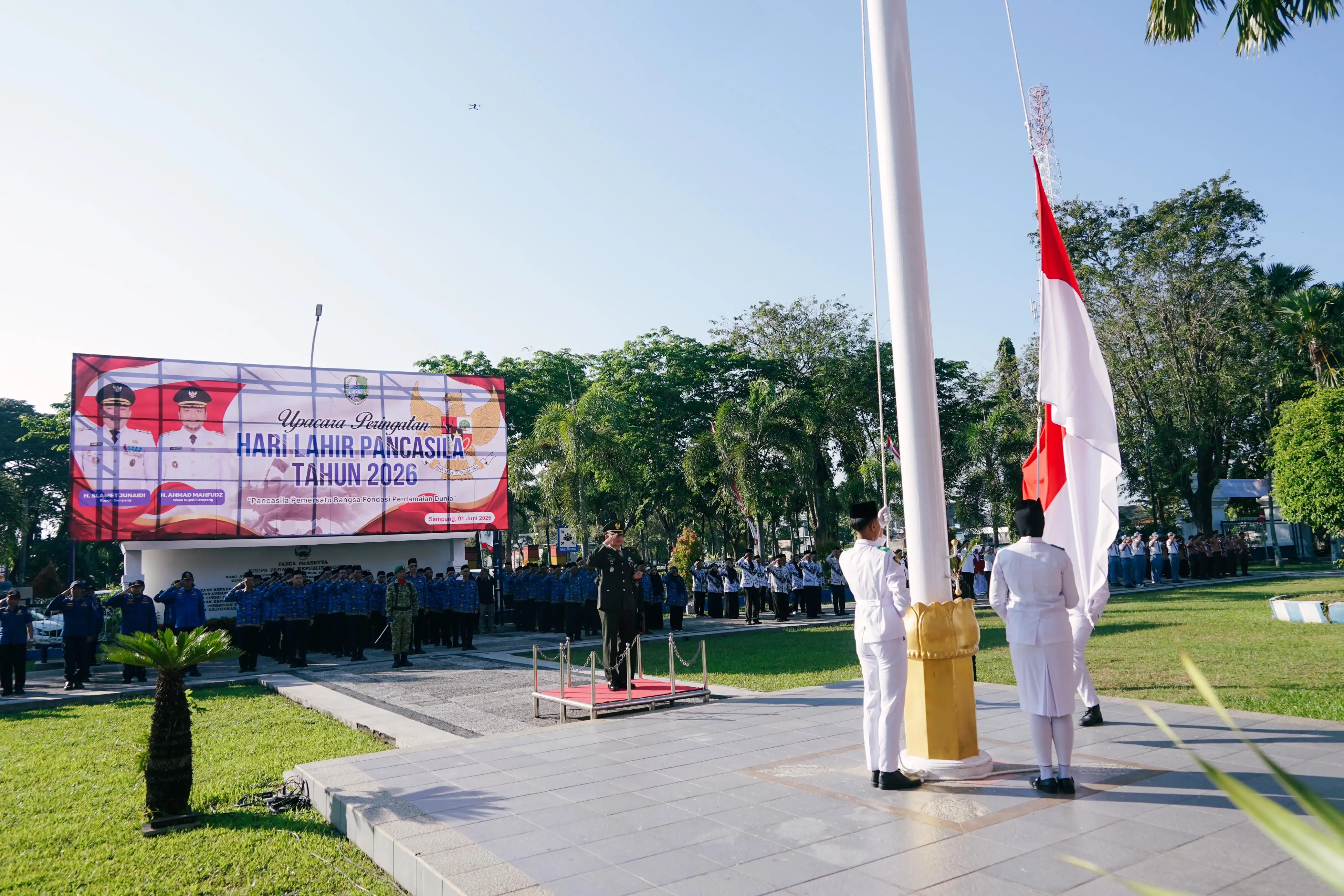 Peringati Hari Lahir Pancasila 2026, Bupati Sampang Tekankan Persatuan dan Perdamaian 