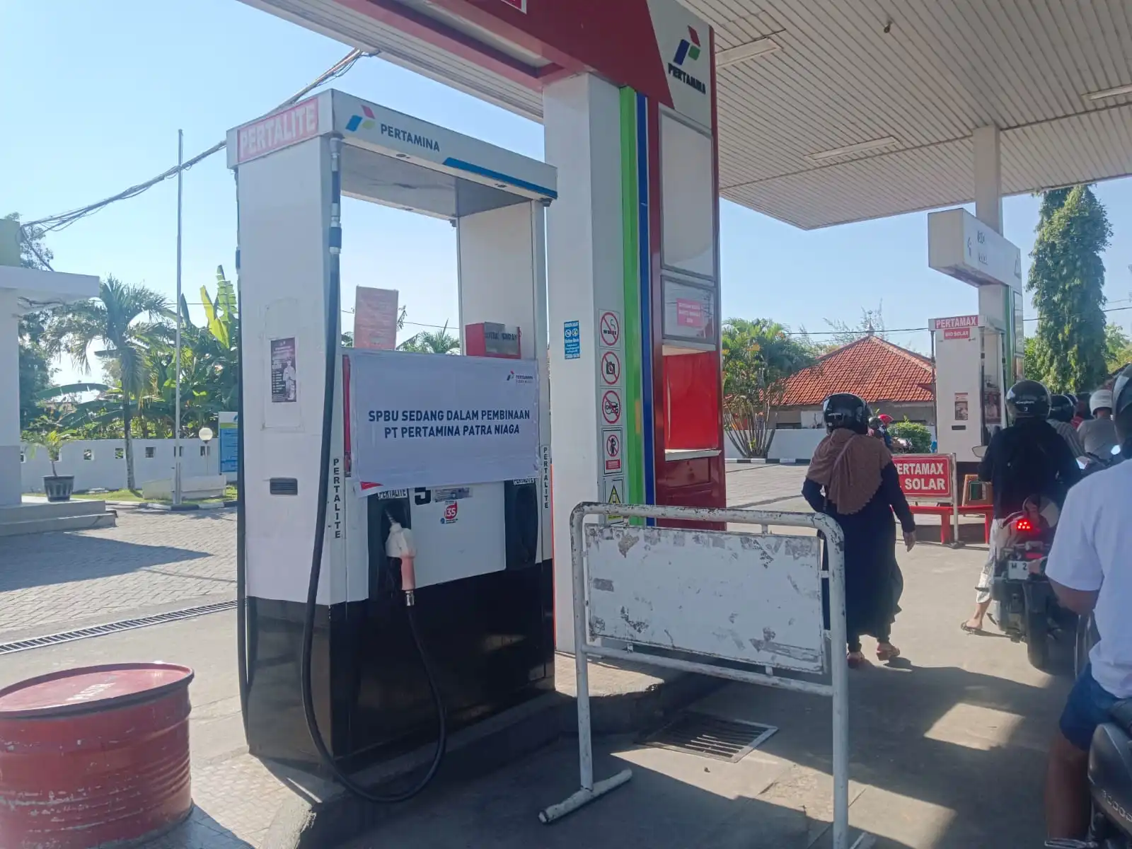 Isi BBM Subsidi ke Jeriken Tak Sesuai Barcode, SPBU di Sampang Disanksi Pertamina