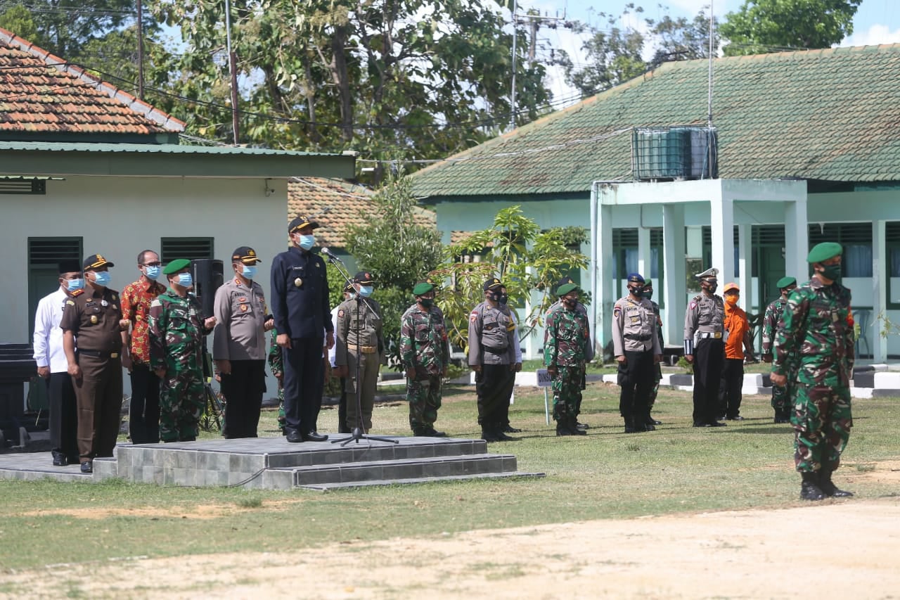 Wabup Sampang Hadiri Apel Kesiapsiagaan Penanggulangan Bencana