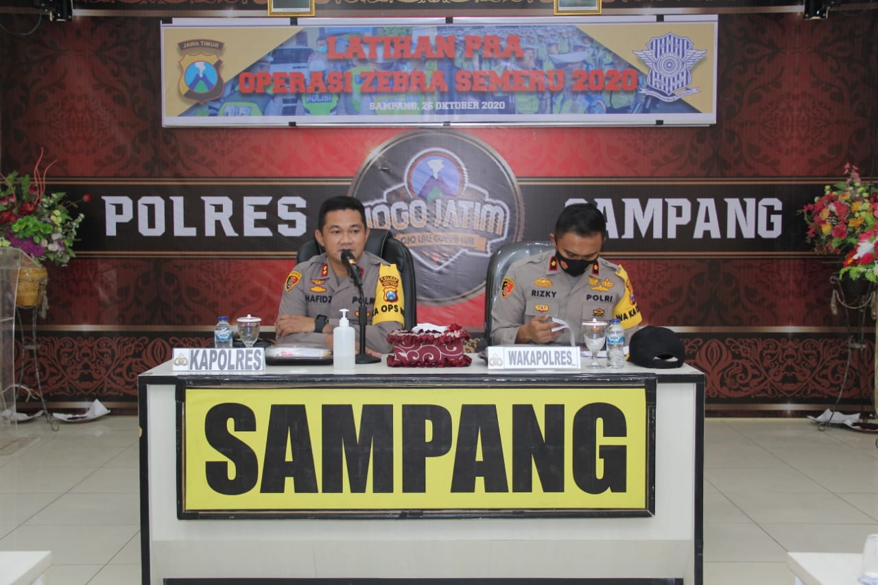 Polres Sampang Gelar Latihan Pra Ops Zebra Semeru 2020