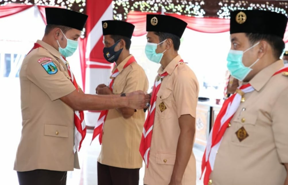 Lantik Pembimbing Ranting Gerakan Pramuka, Ini Pesan Wabup Sampang