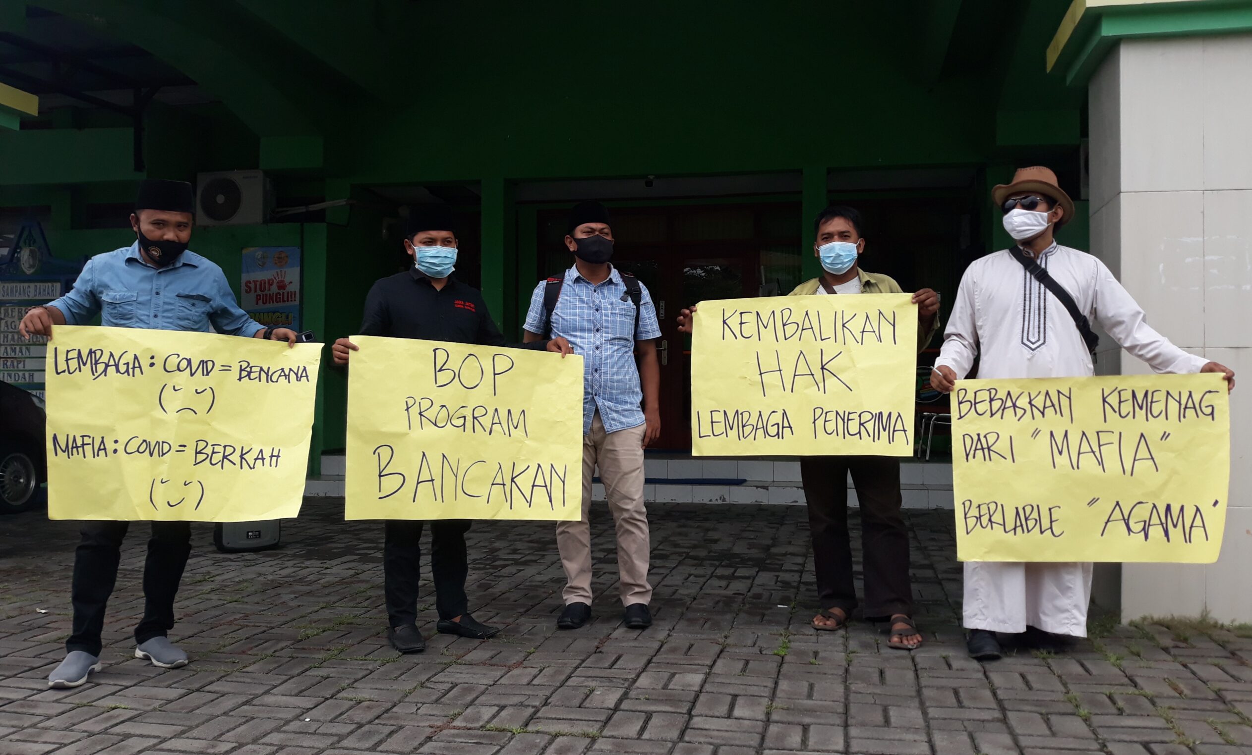 Persoalkan BOP, Jaka Jatim Datangi Kemenag Sampang