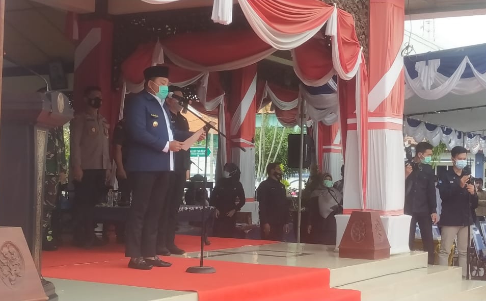 Pengurus KONI Sampang Dikukuhkan, Bupati Sampang : 'Jangan Ada Miskomunikasi'