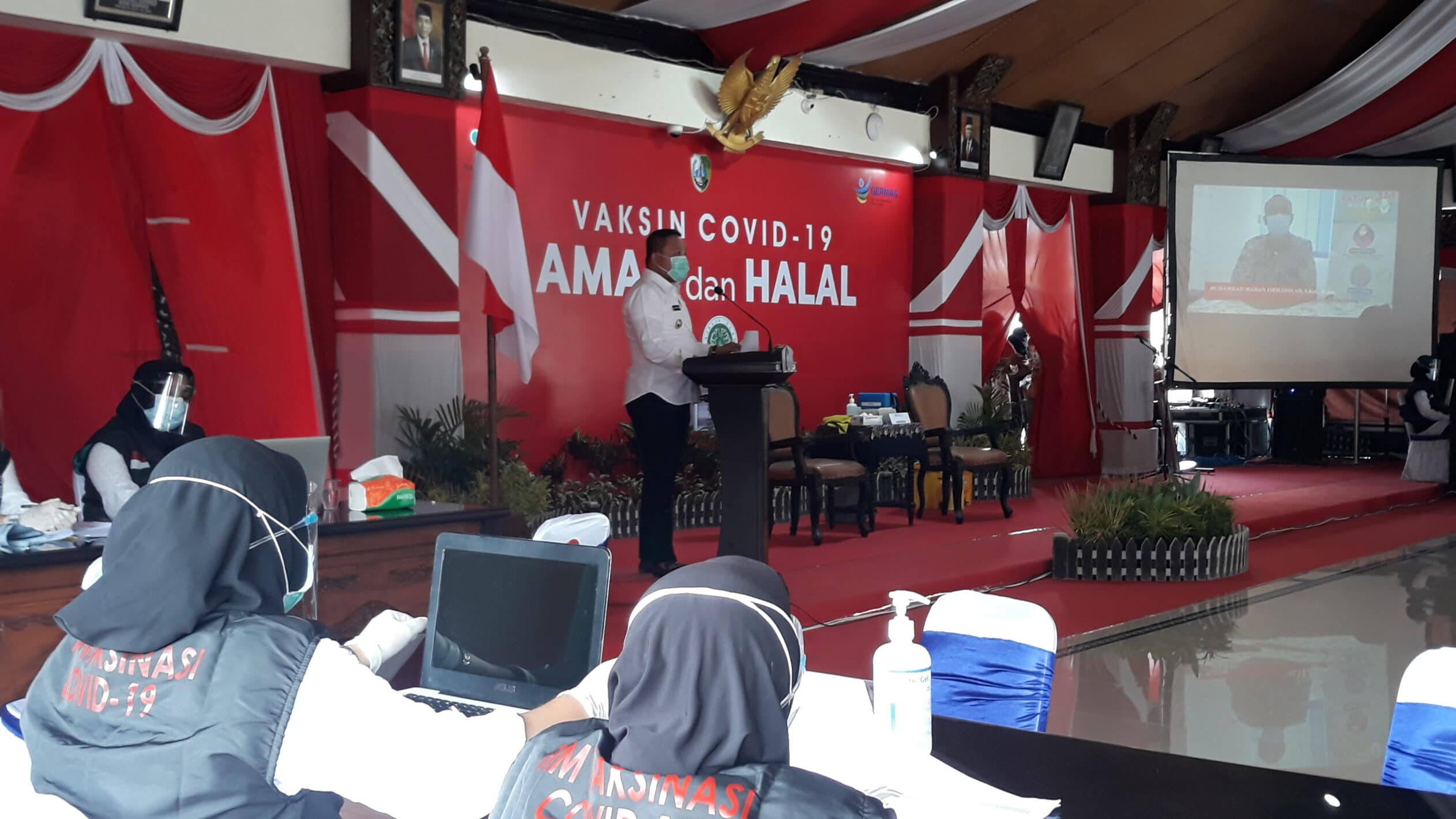 Berstatus penyintas, Bupati Sampang Belum Bisa Disuntik Vaksin Covid-19