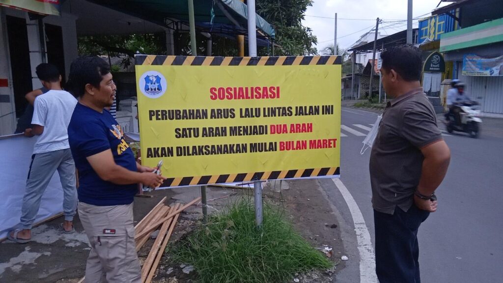 Maret 2021, Pemberlakuan Perubahan Arus Lalulintas Sampang Diujicobakan