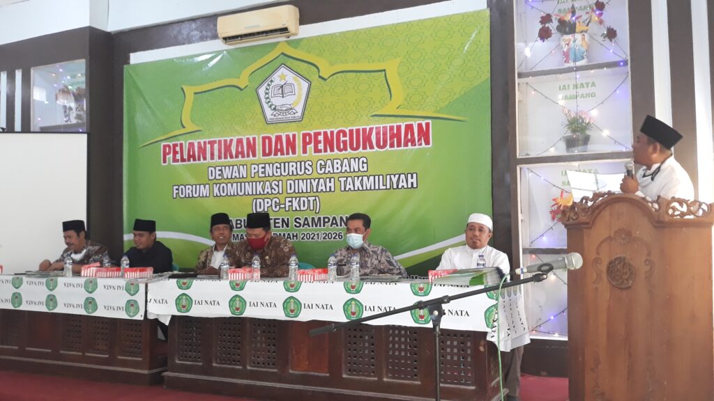Pelantikan dan Pengukuhan Pengurus DPC FKDT Kabupaten Sampang