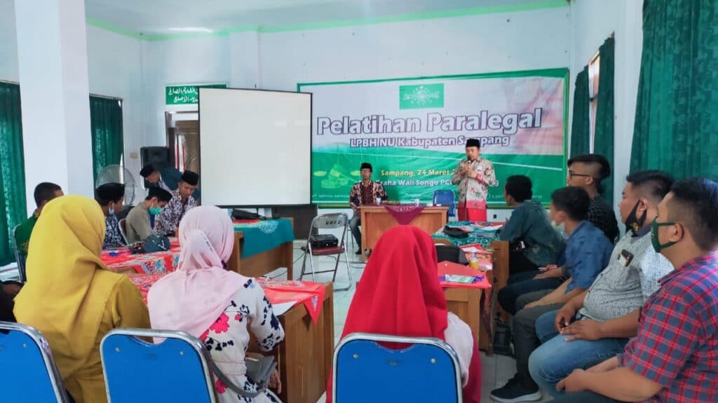Pelatihan Paralegal LPBH NU Kabupaten Sampang