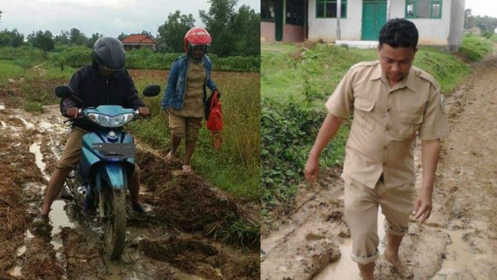 Kisah Eky Wahyudi, Guru Yang Ikhlas Mengajar Hingga Ke Polosok Desa