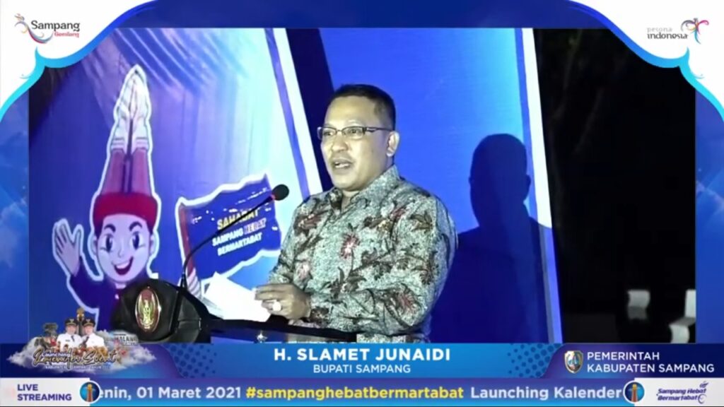 Launching Kalender Event, Bupati : Harus Ada Sinergitas Empat Kabupaten