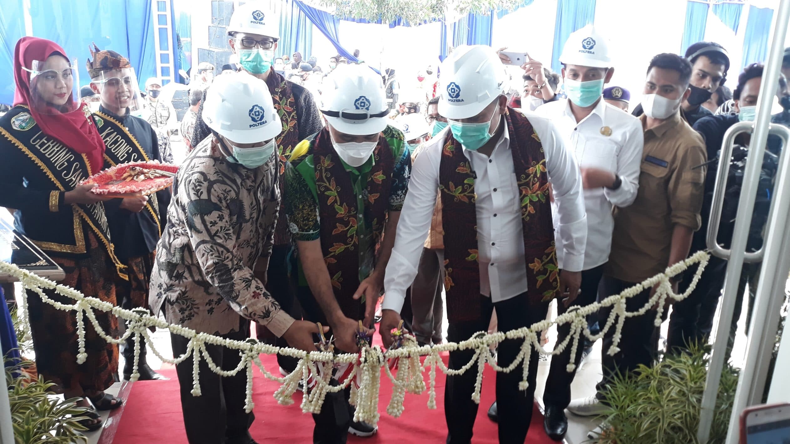 Berupaya Tingkatkan IPM Sampang, Poltera Resmikan Gedung Bengkel Konstruksi