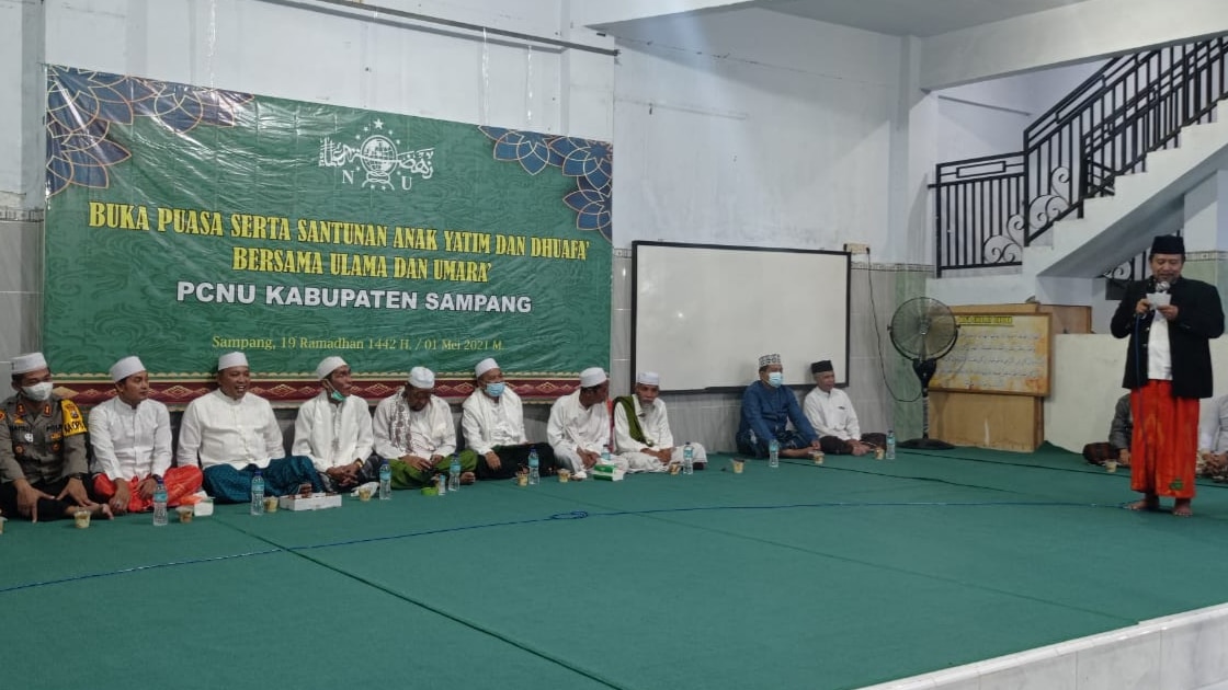 Bupati Apresiasi Buka Bersama Serta Santunan Anak Yatim dan Dhuafa PCNU Sampang