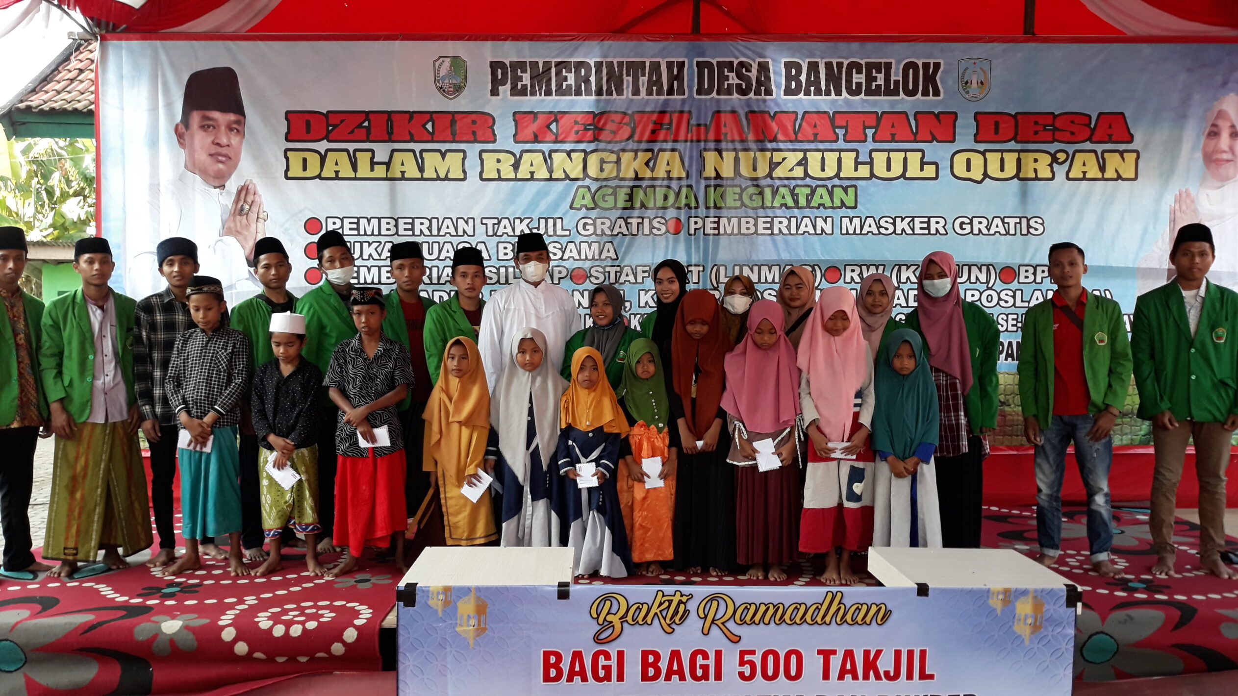 DEMA STAIM Sampang Gandeng Pemdes Bancelok Santuni Anak Yatim dan Berbagi Takjil