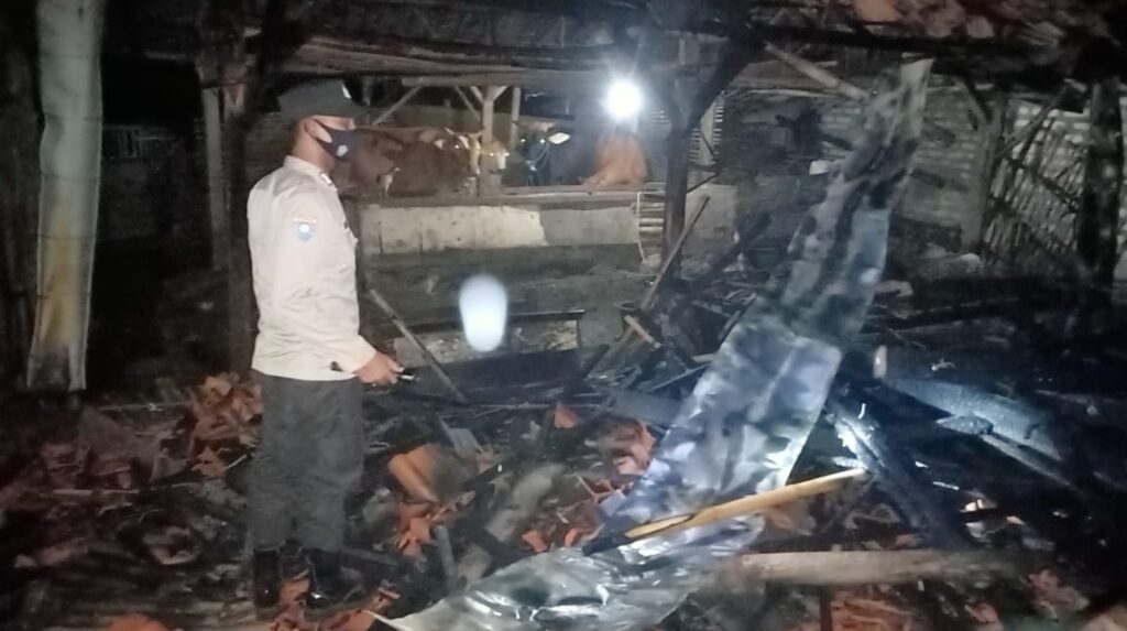 H-3 Lebaran, Rumah Milik Warga Pangarengan Sampang Malah Hangus Terbakar