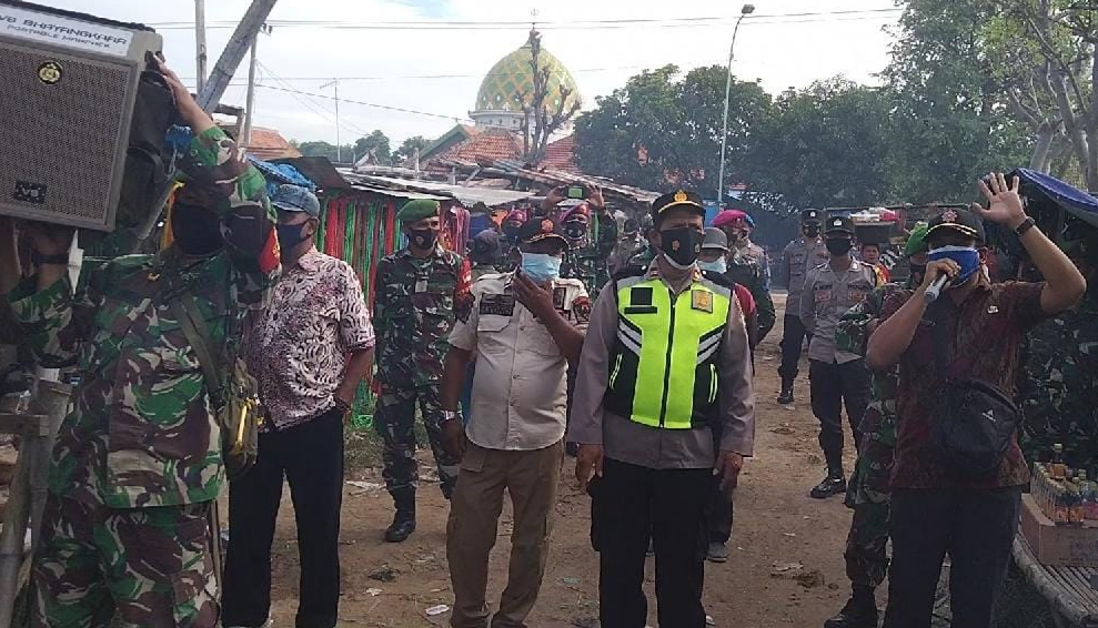 Pantau Pasar Hewan, TRC Covid-19 Sampang Umumkan Akan Tutup Pasar 10 Juli Mendatang