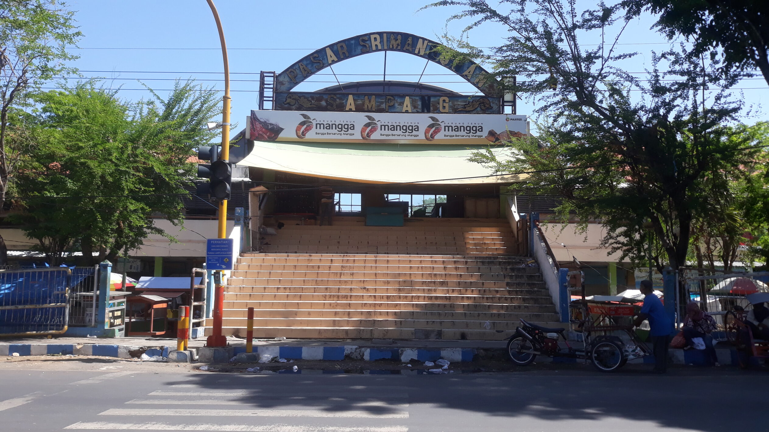 Dampak PPKM, Target PAD Pasar Tradisional Sampang Jauh Dari Harapan