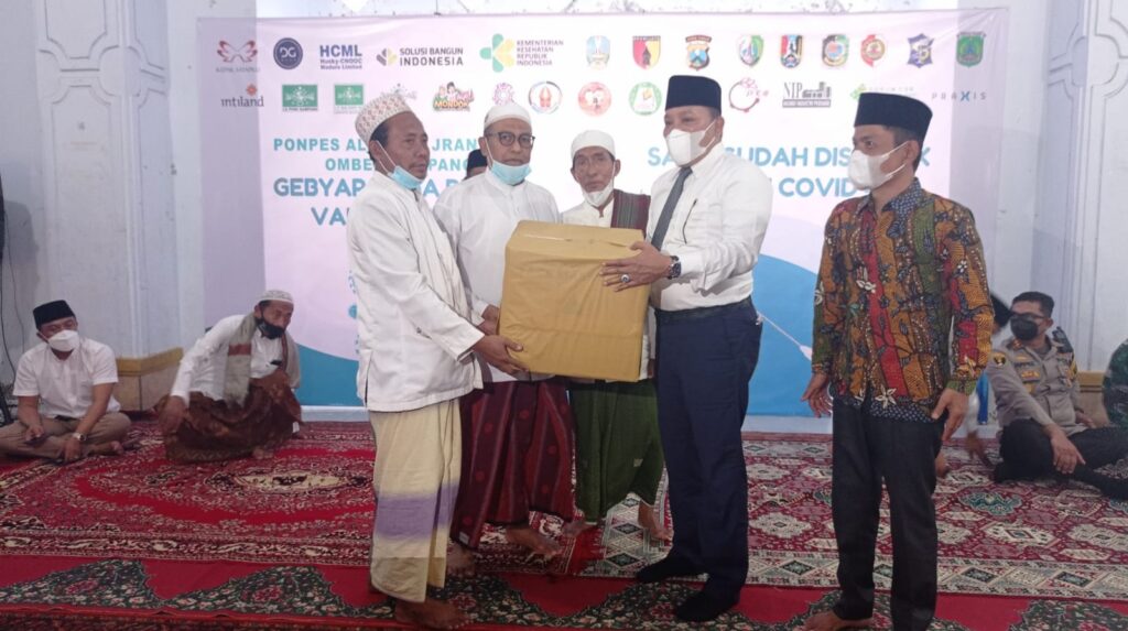 NU Sampang Apresiasi Gebyar 3000 Vaksinasi Untuk Santri Al-Ihsan Jrangoan Omben
