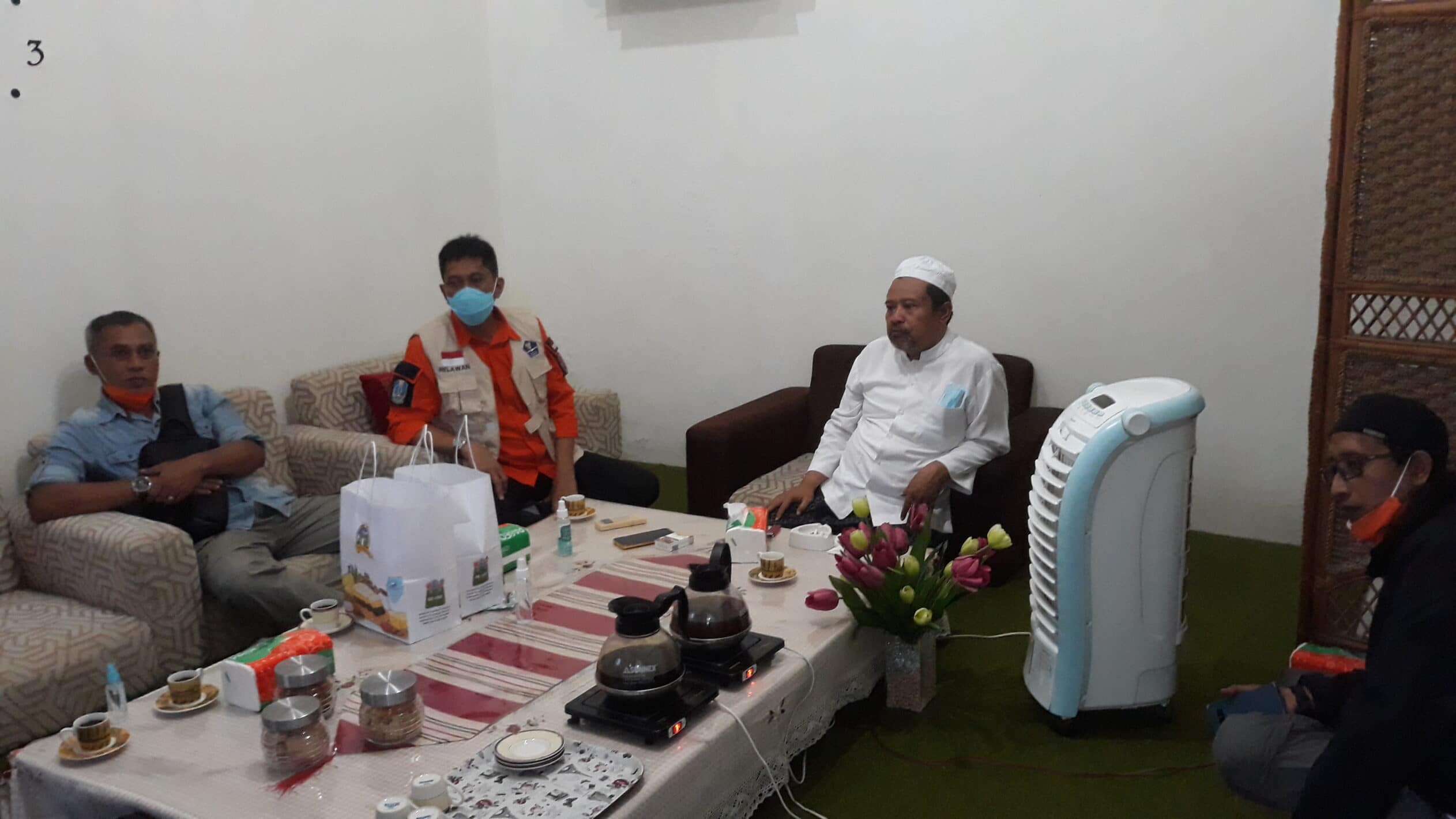 BPBD Jatim Kunjungi Ketua Tanfidziyah PCNU Sampang Bahas La Nina