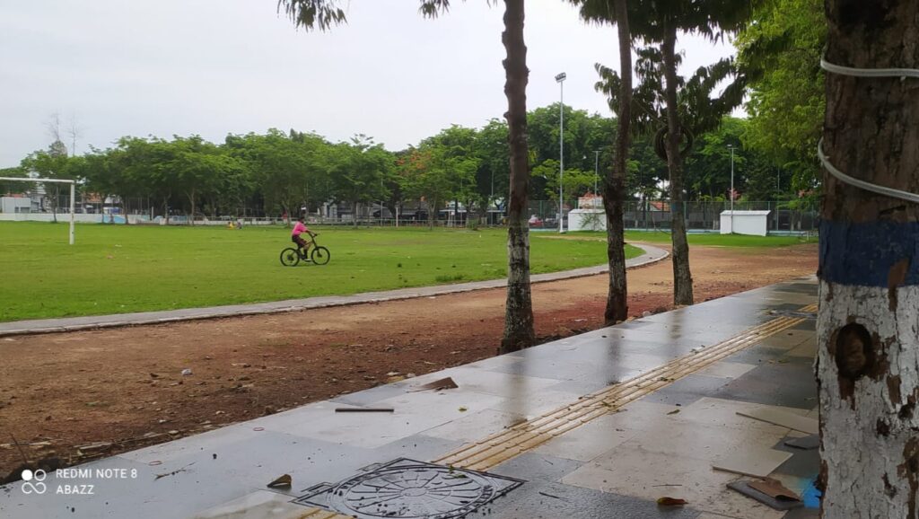 DLH Sampang Rombak Lapangan Wijaya Kusuma Jadi Ruang Terbuka Hijau