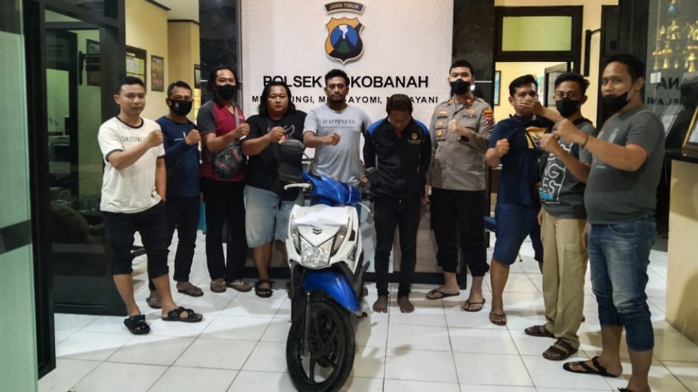 Terbantu CCTV, Polsek Sokobanah Sampang Tangkap Pelaku Curanmor