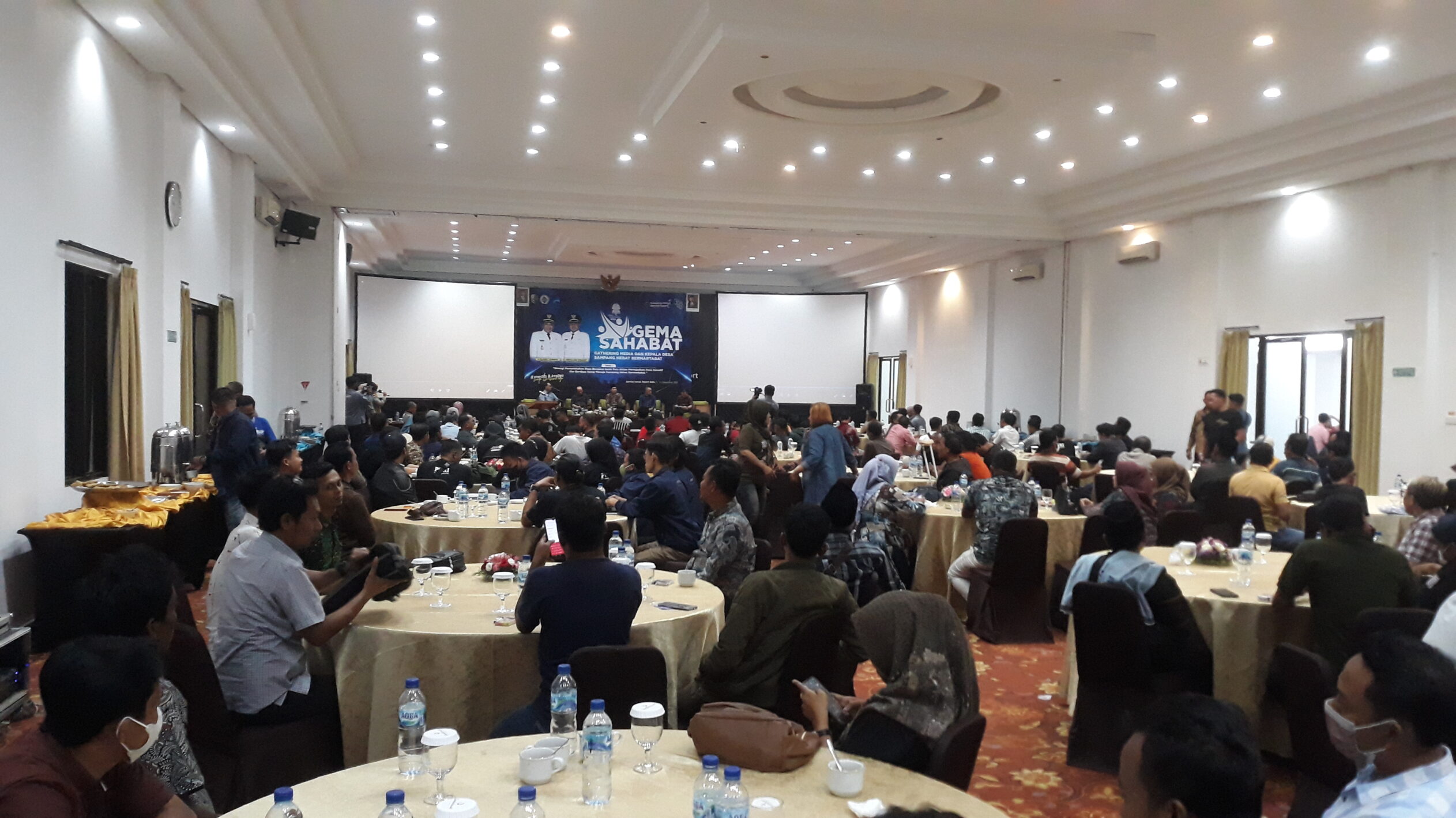 Gathering Gema Sahabat Media dan Kepala Desa Sampang Resmi Dibuka