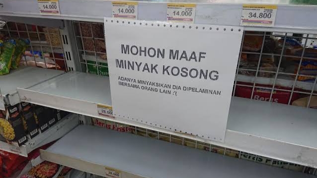 Stok Minyak Goreng Rp 14.000 Per Liter Kosong,  Alfamart dan Indomaret Galau