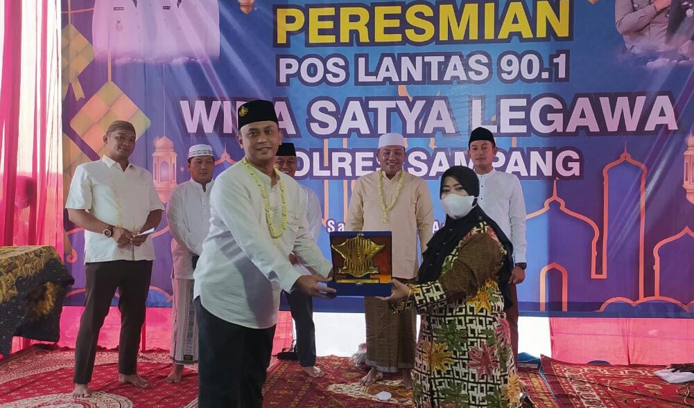 Dirikan Pospam, Kasat Lastas Polres Sampang:  Tidak Ada Penyekatan, Hanya Pemeriksaan