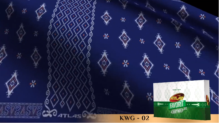 ATLAS Meluncurkan motif terbaru; SARUNG ATLAS FAVORIT SERASI