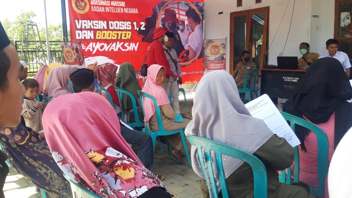 Realisasi Vaksinasi BIN Sampang Terus Meningkat, Terbaru 1.659 Dosis