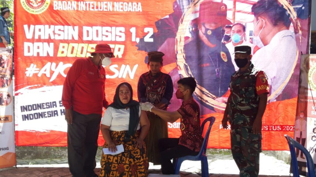 Peringati HUT RI ke 77, BIN Sampang Capai 2.504 Target Vaksinasi