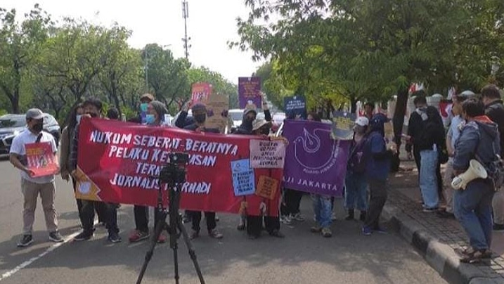 AJI Kawal Kasus Kekerasan Terhadap Jurnalis Nurhadi