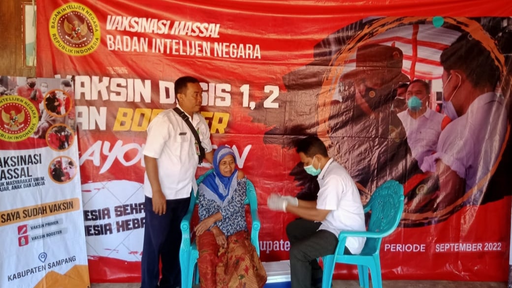 September 2022, BIN Sampang Kembali Menggelar Vaksinasi Massal