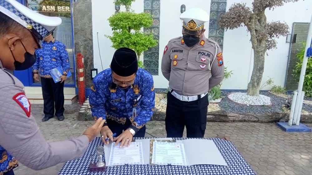 MoU Satlantas Disdik Terapkan Kurikulum Lalu lintas di Sekolah
