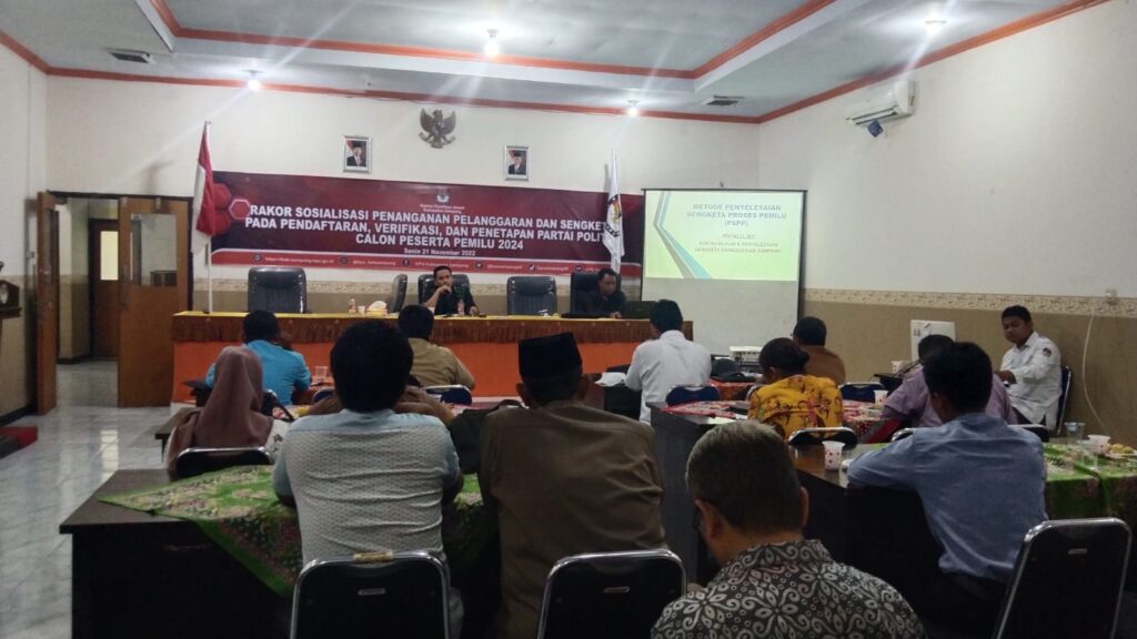 Antisipasi Pelanggaran dan Sengketa, KPU Sampang Gelar Rakor Penanganan