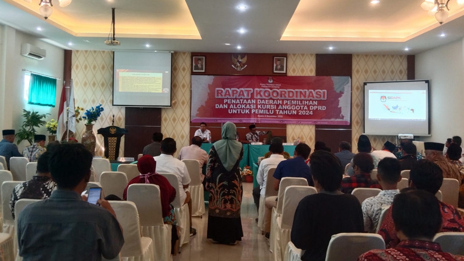 KPU Sampang Gelar Uji Publik Ranca Penataan Dapil dan Alokasi Kursi