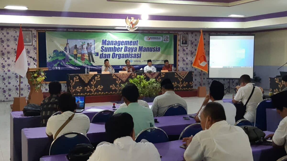 Tingkatkan Kapasitas Panwascam, Bawaslu Sampang Gelar Pelatihan