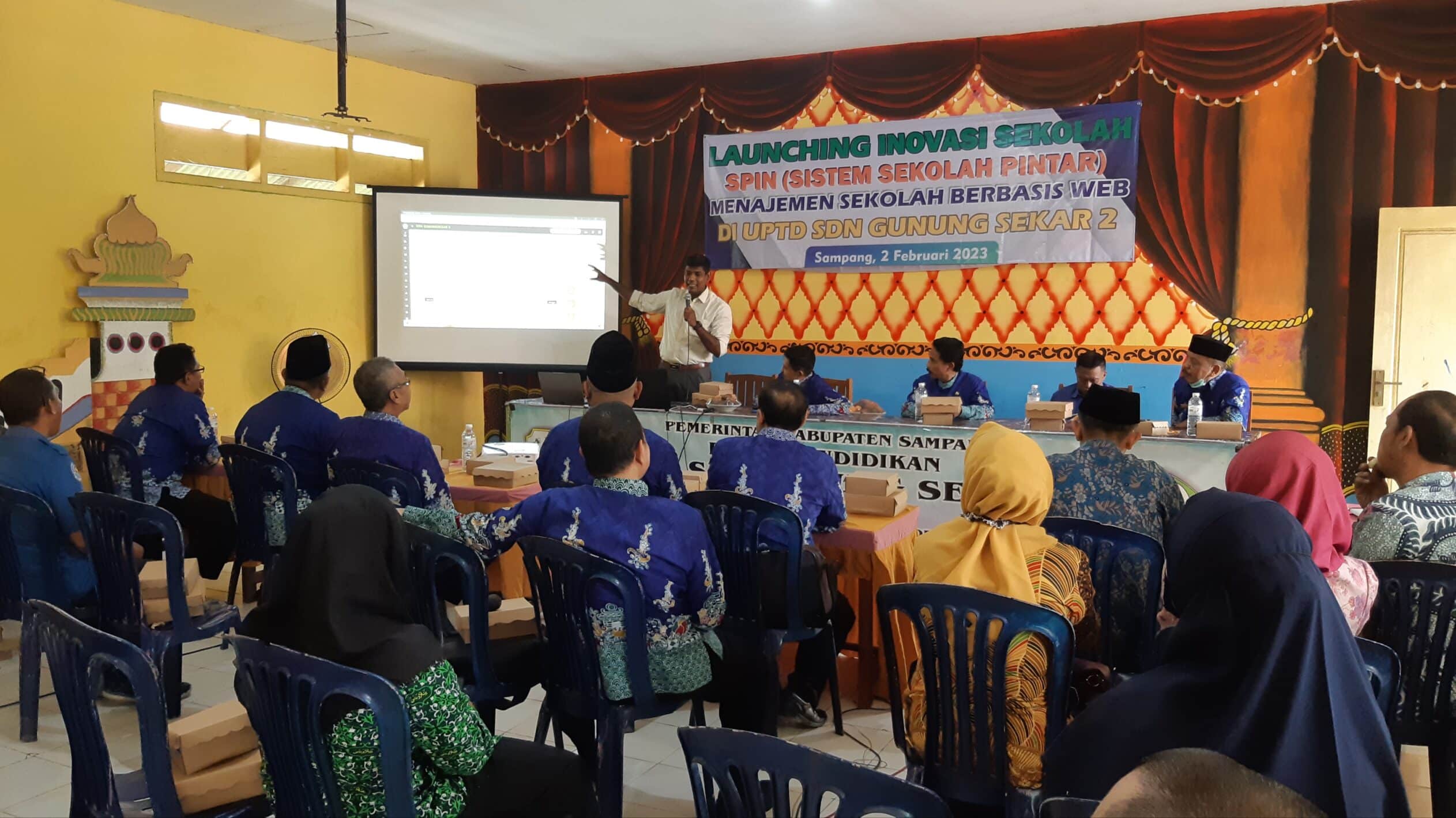 SDN Gunung Sekar 2 Launching Aplikasi SPIN, Manajemen Sekolah Berbasis Website