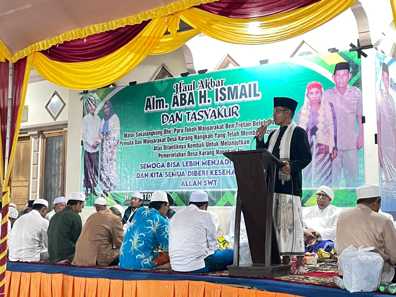 Jaga Kondusifitas Desa, Kades Karang Nagkah Gelar Tasyakuran dan Do’a Bersama