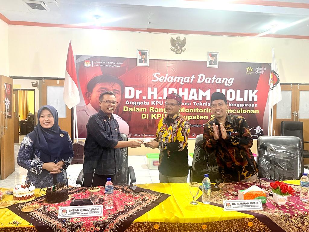 KPU RI Lakukan Monitoring Pencalonan Pemilu 2024 Sampang