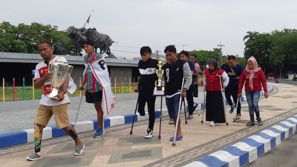 Kisah Perjuangan PERSAM, Keterbatasan, Amputasi, Disabilitas Hingga Juara Piala Menpora 2023
