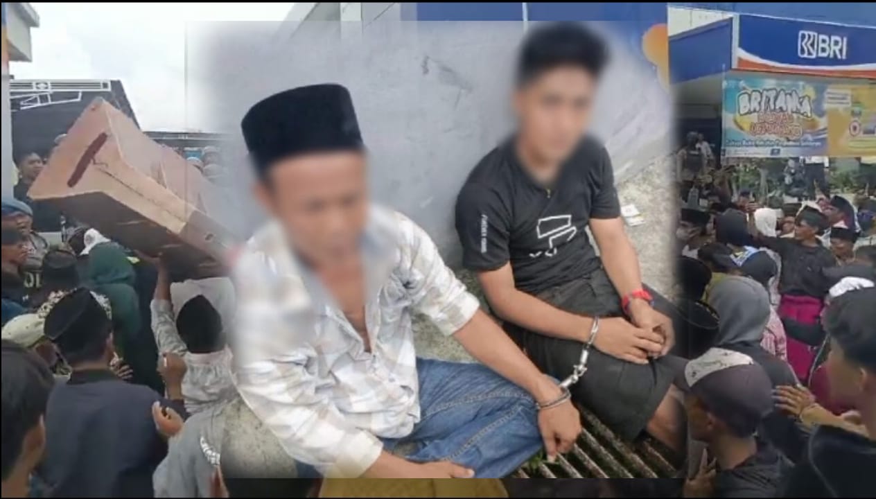 Dua Warga Pemicu Kericuhan Unjuk Rasa Depan Kantor BRI  Sampang Dilepas