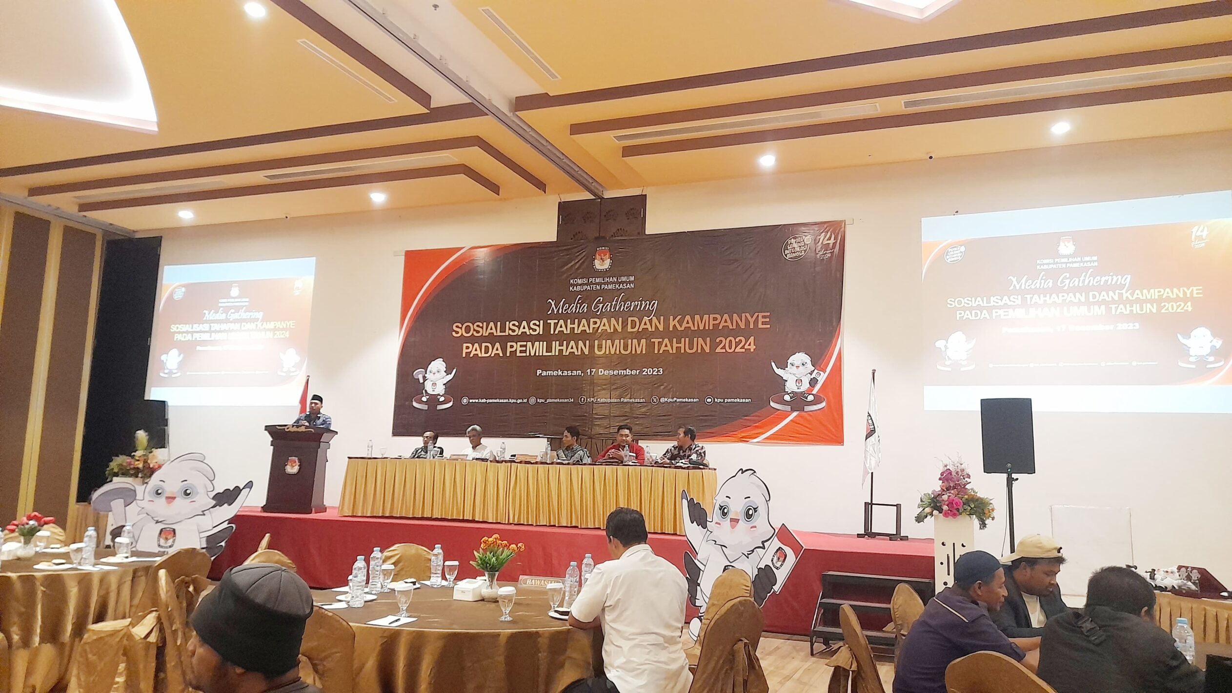 Sukseskan Pemilu 2024, KPU Pamekasan Libatkan Media Massa