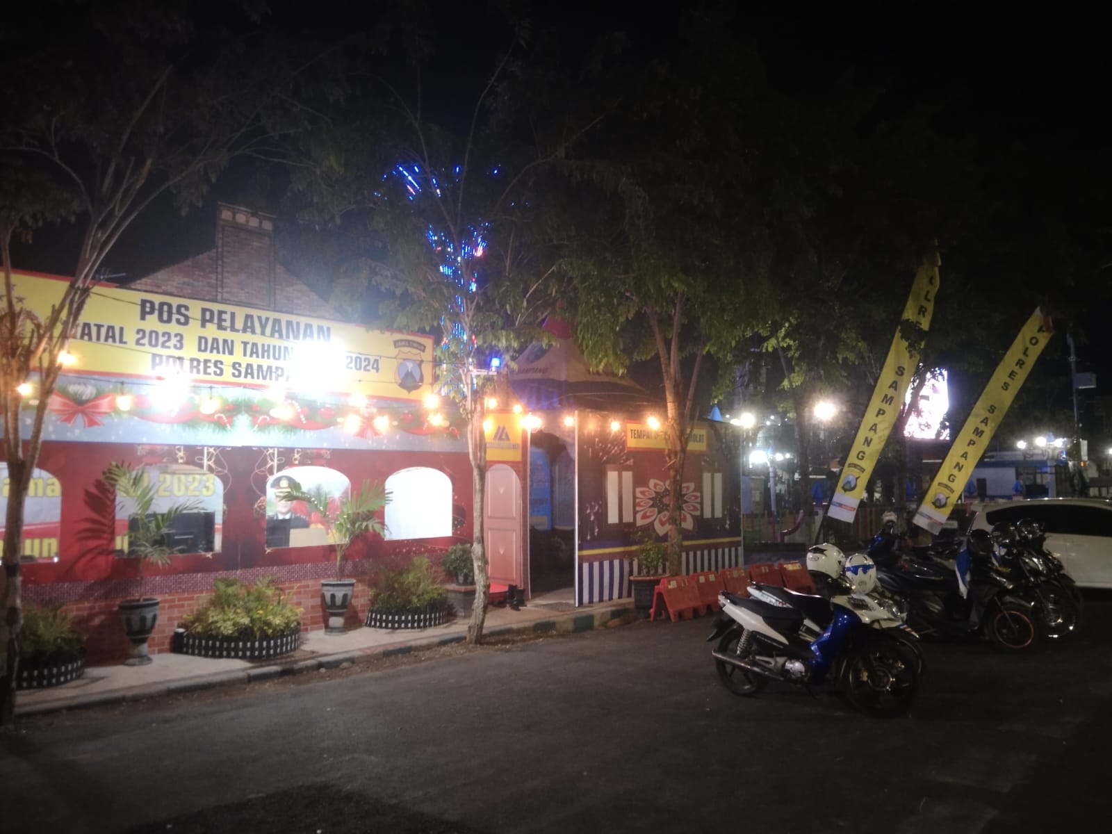 Tekan Angka Kecelakaan Libur Nataru, Polres Sampang Dirikan Posko Terpadu