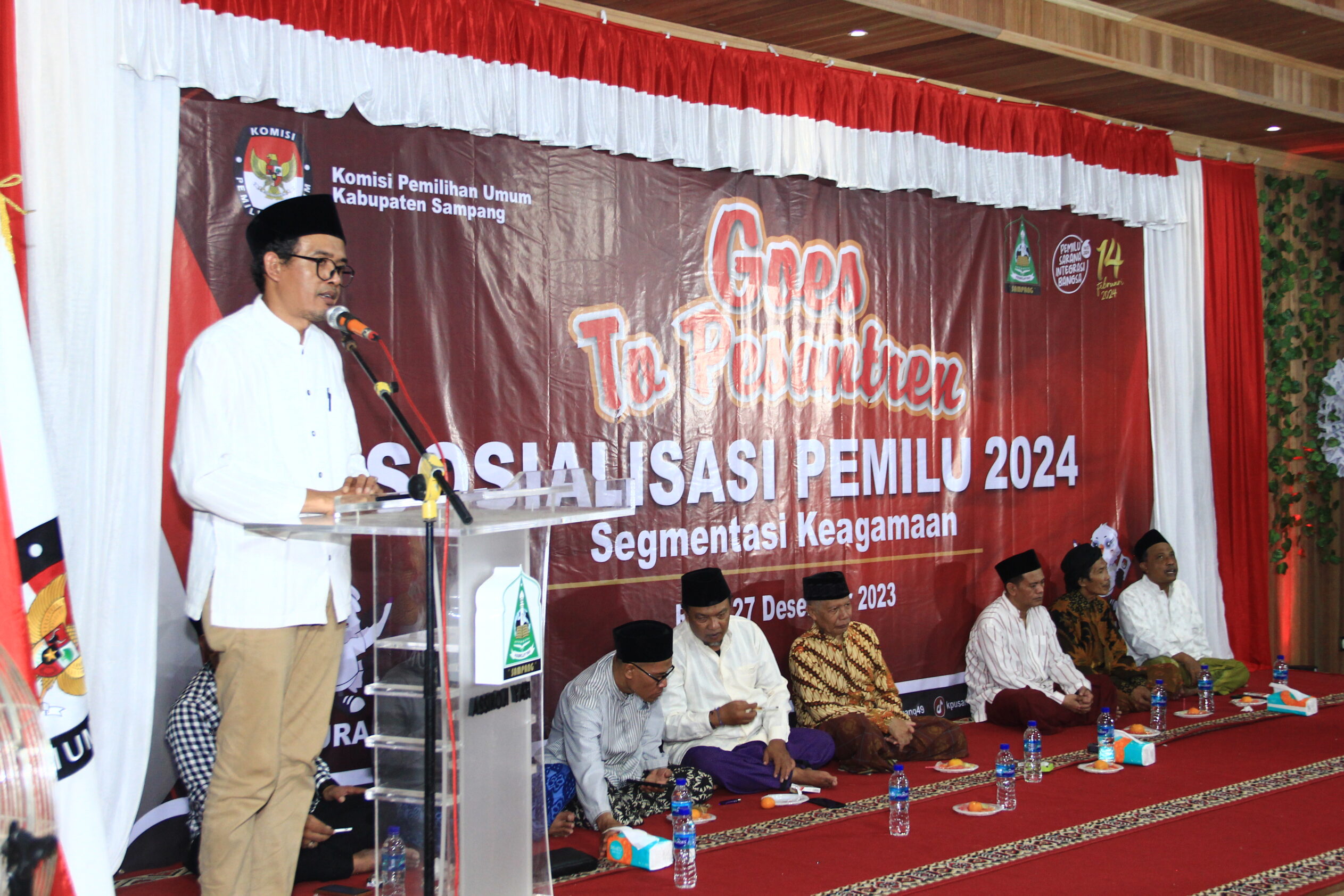 Tingkatkan Partisipasi Pemilih, KPU Sampang Gelar Sosialisasi Pemilu Segmen Agama