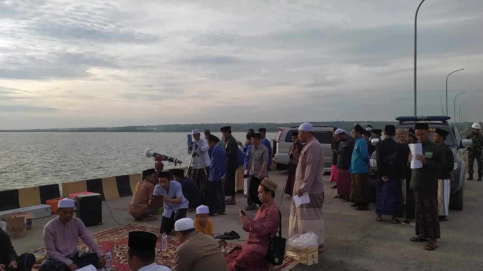 Terhalang Awan Tebal, Posisi Hilal di Sampang Tidak Terlihat