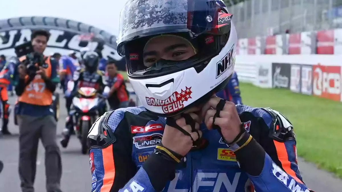 Pembalap Asal Sampang Robby Sakera Sukses Raih Podium Ke-3 ARRC 2024 Thailand