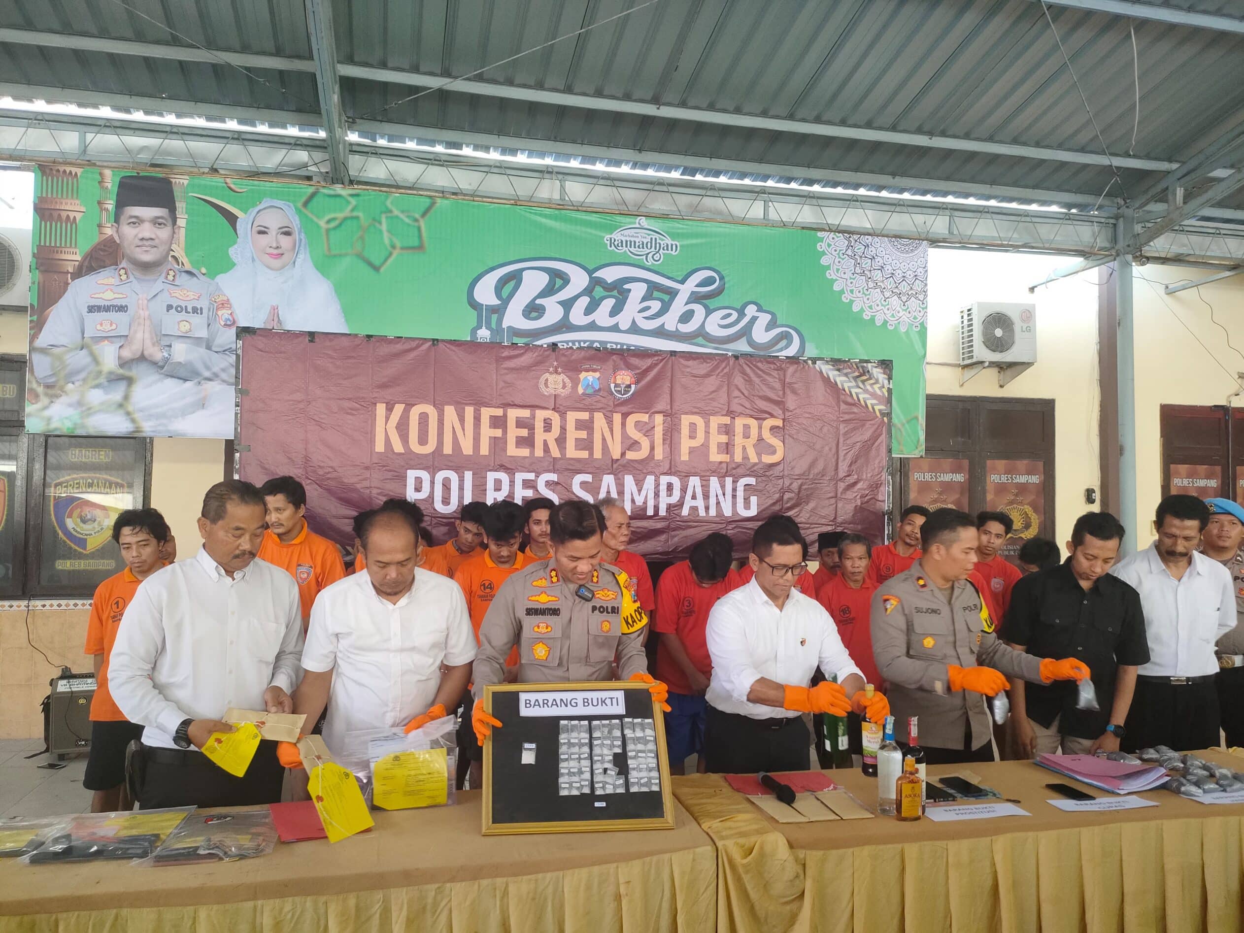 Operasi Pekat 2024, Polres Sampang Tangkap 29 Pelaku Tindak Kriminal